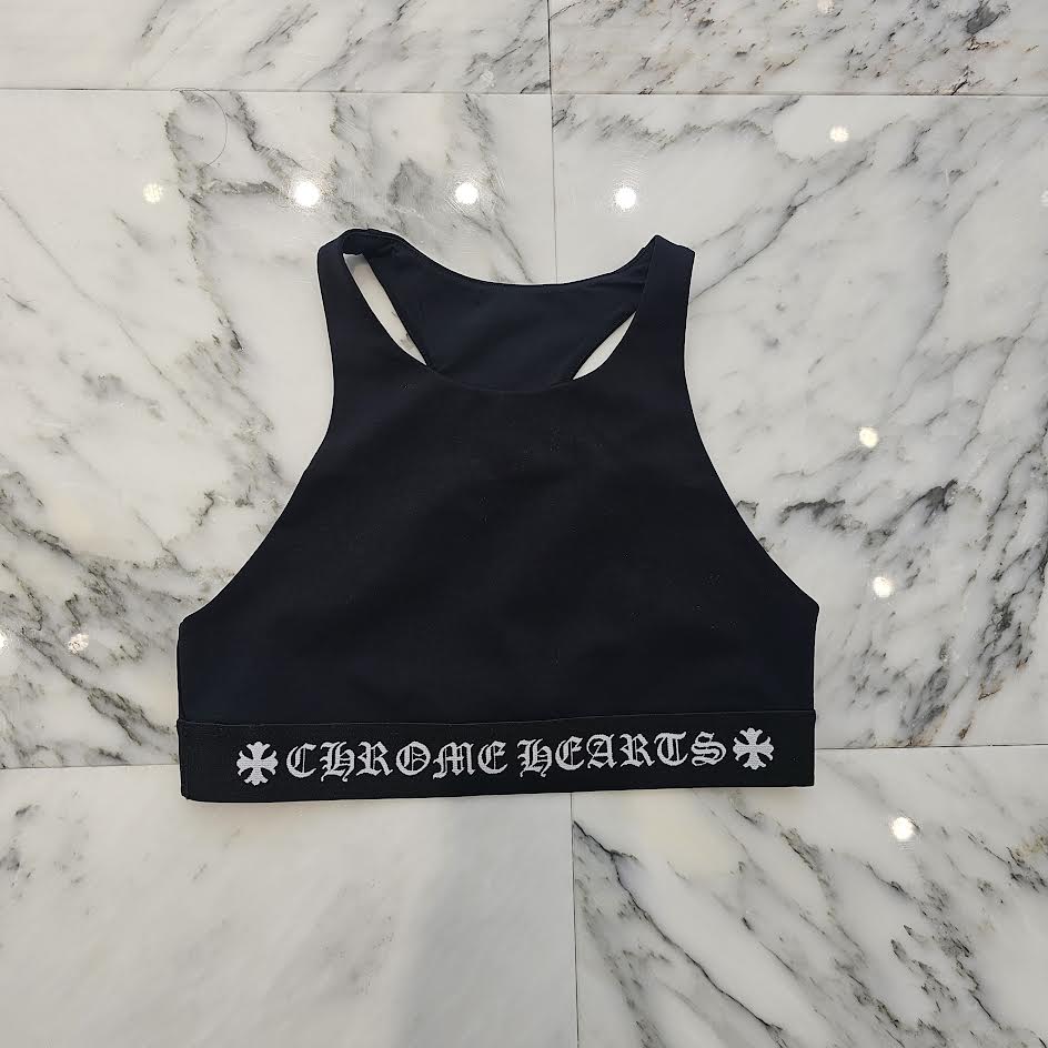CHROME HEARTS CH Logo YOGA WEAR Sports Bra Size S クロムハーツ CHロゴ ヨガウェア スポーツブラ サイズS