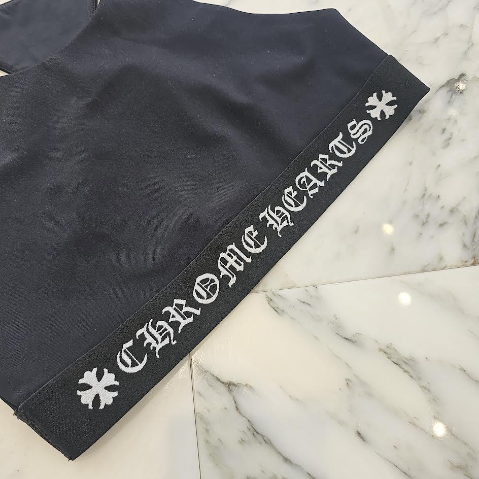 CHROME HEARTS クロムハーツ CHロゴ ヨガウェア スポーツブラ CHROME HEARTS CH Logo YOGA WEAR Sports Bra Size S クロム