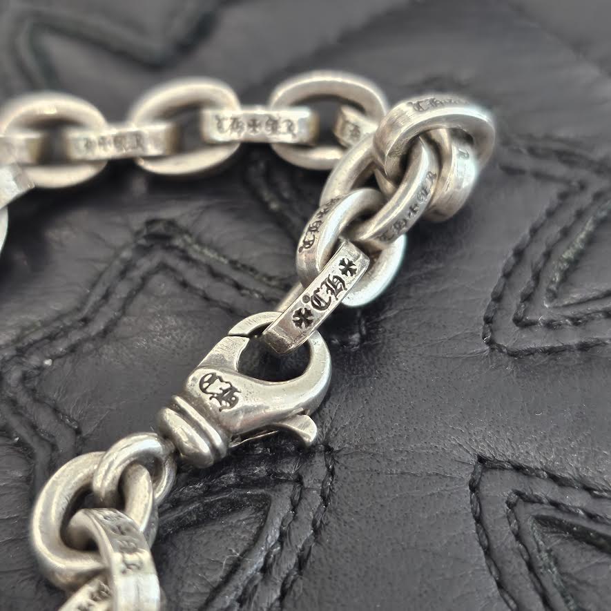CHROME HEARTS Large Paper Chain Tiny CH Cross NE Necklace クロム