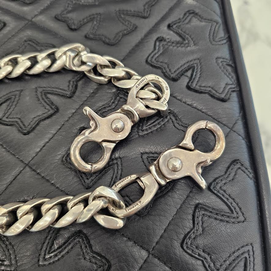 CHROME HEARTS 2 CLIP CLASSIC WALLET CHAIN クロムハーツ 2クリップ