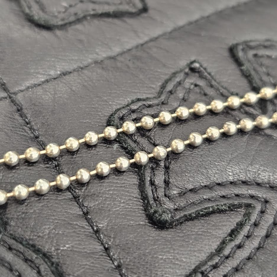 CHROME HEARTS Honolulu Limited DOG TAG CH Shine Ball Chain Necklace クロムハーツ ホノルル限定 ドッグタグ CHシャイン ボールチェーン ネックレス