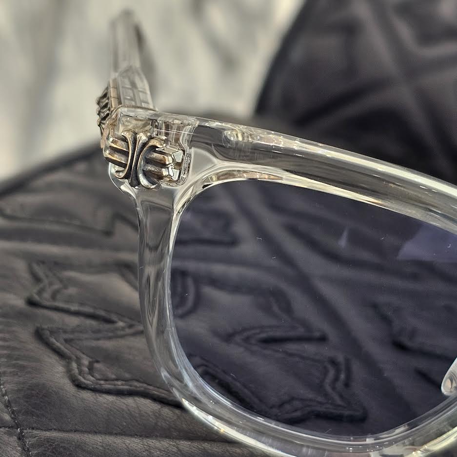 CHROME HEARTS SMOKE SHOW - A Clear Sunglasses Size 52□21-153 クロムハーツ スモークショー-A クリア サングラス サイズ52□21-153