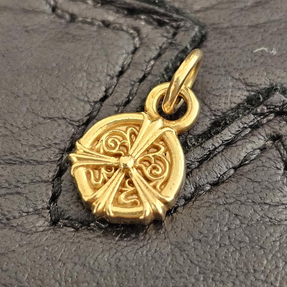 CHROME HEARTS 22K PEACE SIGN Pendant Top クロムハーツ 22K ピースサイン ペンダントトップ