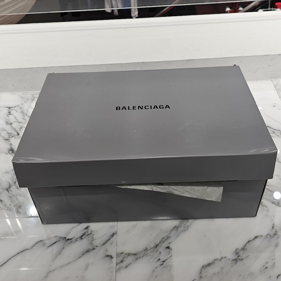 BALENCIAGA 2021AW TRACK SNEAKER GREY/BLUE/YELLOW 542023 W1GC1 1247 Size 27cm バレンシアガ トラックスニーカー グレー/ブルー/イエロー サイズ27cm