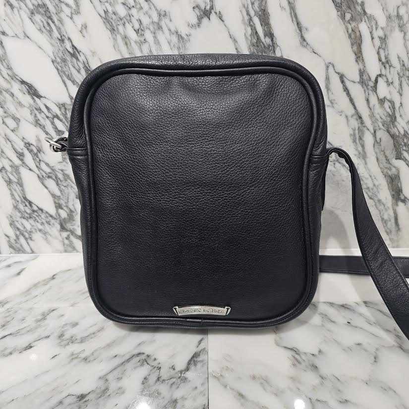 CHROME HEARTS TAKA BAG Leather Shoulder Bag クロムハーツ タカバッグ レザーショルダーバッグ