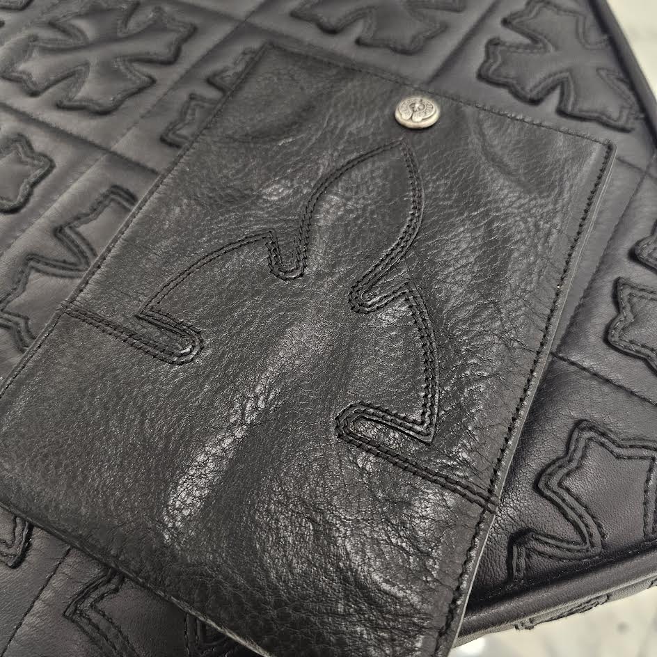 CHROME HEARTS AINT NOTHIN 2 DO BS FLARE Leather Wallet クロムハーツ エイントナッシン 2ドゥ BSフレア レザーウォレット