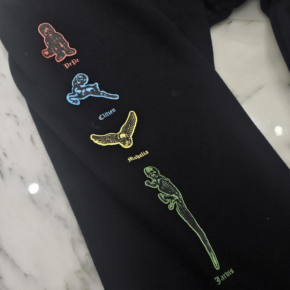 CHROME HEARTS FOTI Rainbow Family Sweat Long Pants Size L クロムハーツ フォティ レインボー ファミリー スウェットロングパンツ サイズL