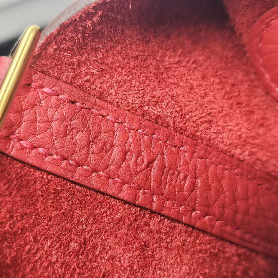 HERMES Picotan Lock PM "Rouge Kazak" W刻印 エルメス ピコタンロックPM "ルージュカザック" ハンドバッグ W刻印