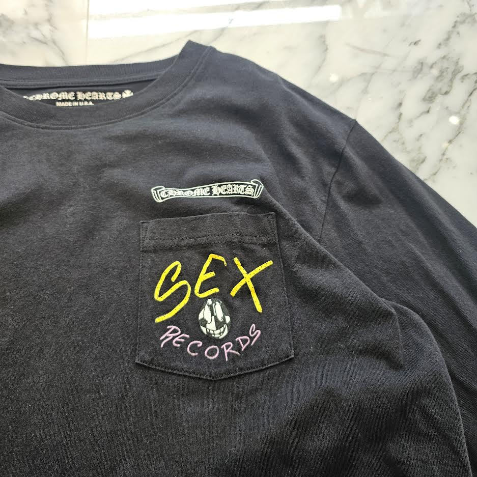 CHROME HEARTS × MATTY BOY STAY FAST Sex Records Long Sleeve Tee Size L クロムハーツ × マッティボーイ ステイファスト セックスレコーズ ロングスリーブTシャツ サイズL