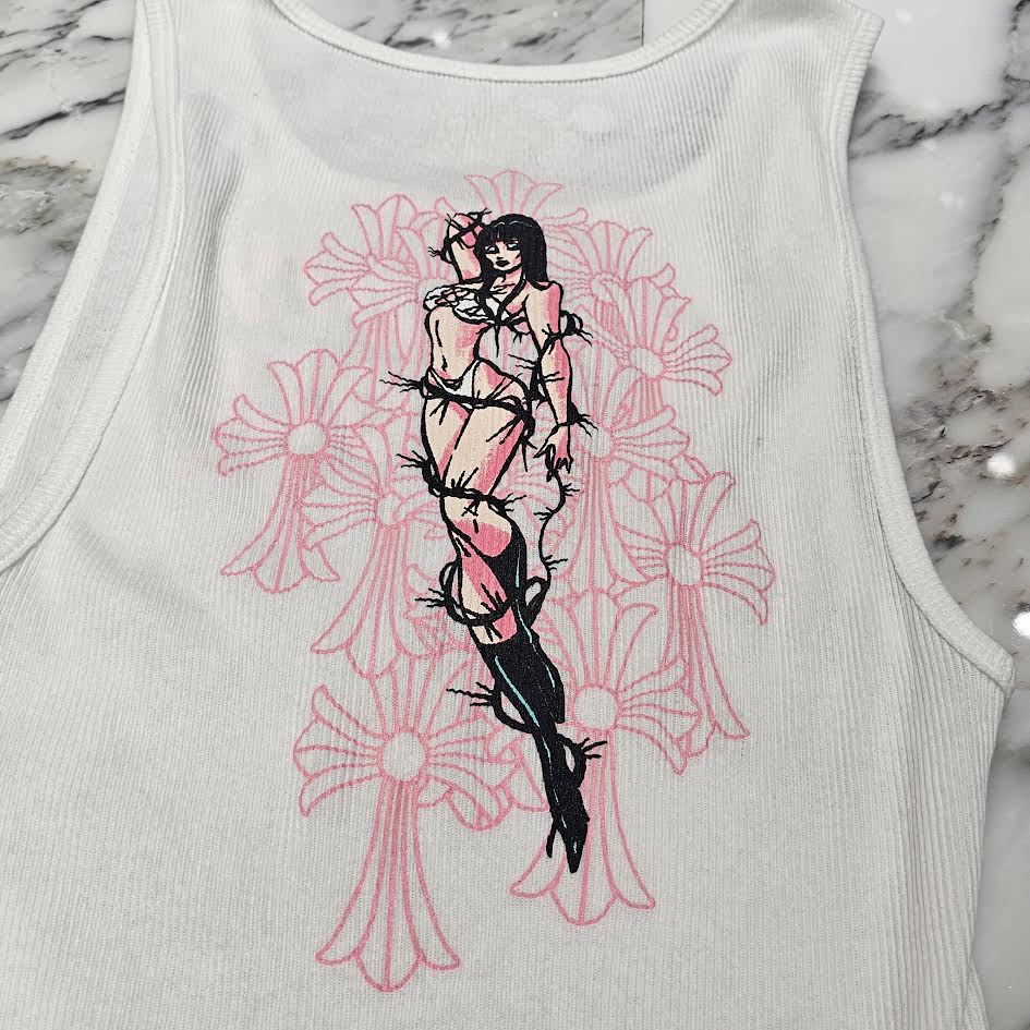 CHROME HEARTS × Deadly Doll Tank Top Size XL クロムハーツ × デッドリードール タンクトップ サイズXL