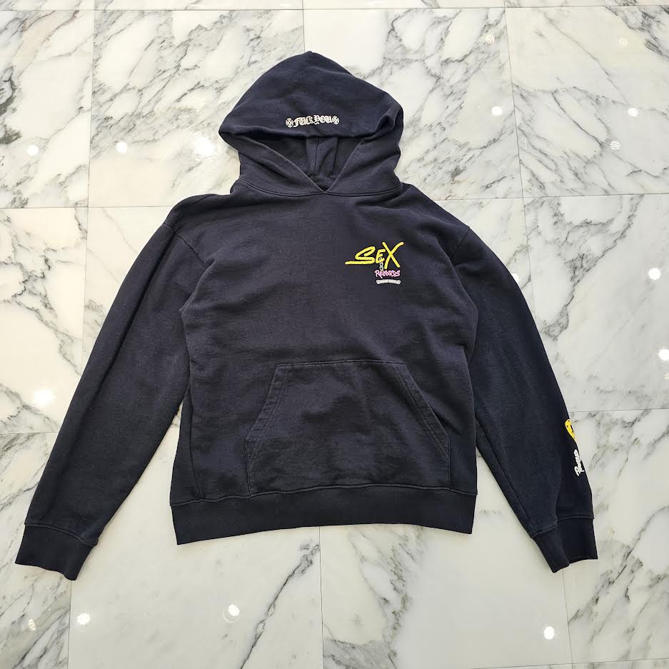 CHROME HEARTS × MATTY BOY SEX RECORDS Hooded Fuck You Pullover Hoodie Size L クロムハーツ × マッティボーイ セックスレコード フーデッド ファックユー プルオーバー フーディ サイズL