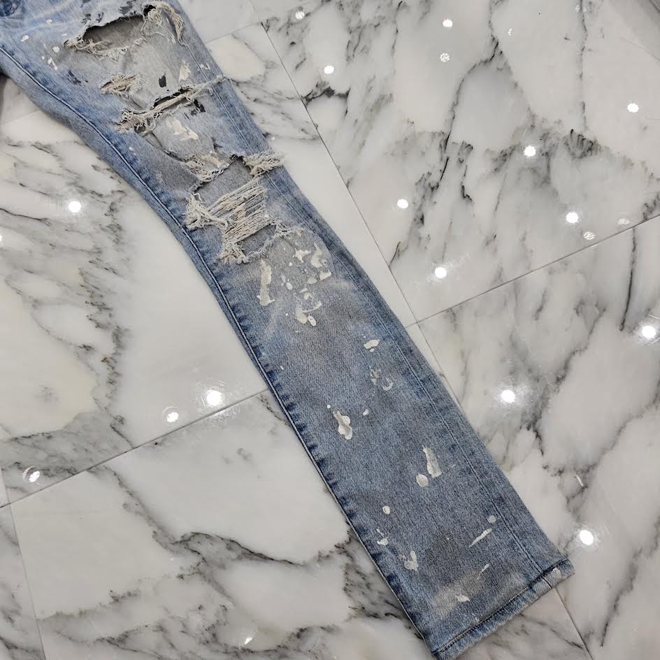 AMIRI Paint Processing Damage Skinny Jeans Size 28 アミリ ペイント加工 ダメージ スキニー ジーンズ サイズ28
