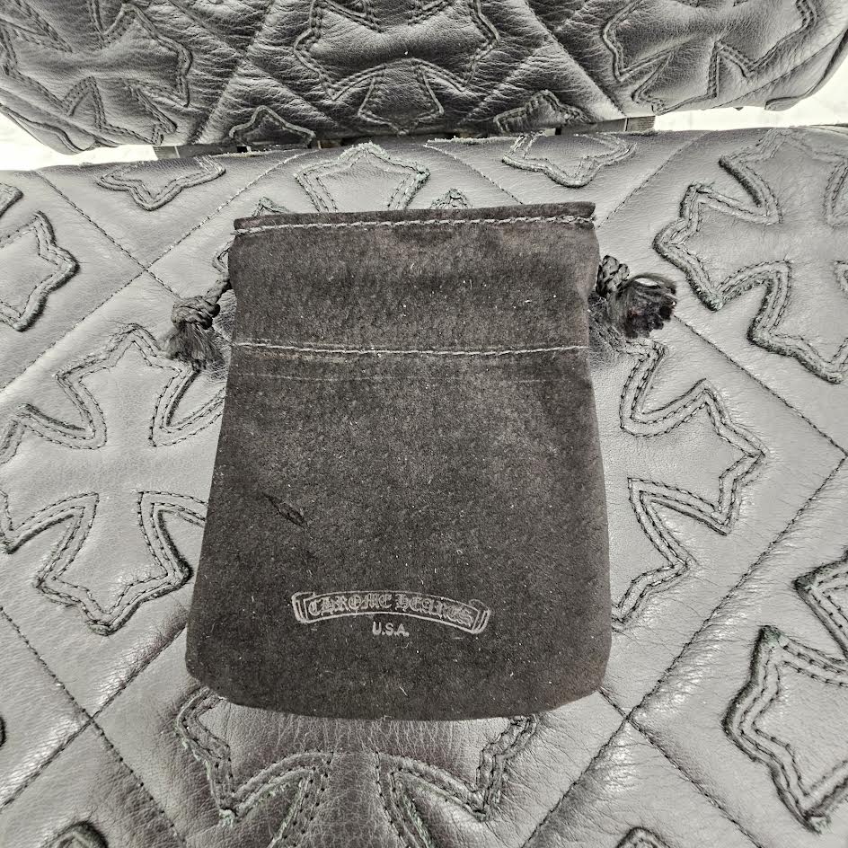 CHROME HEARTS 22K Scroll Label Logo Roll Chain Necklace クロムハーツ 22K スクロールラベルロゴ ロールチェーンネックレス