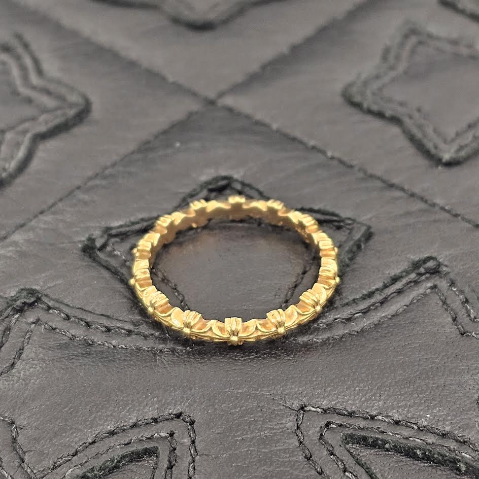 CHROME HEARTS 22K Tiny E CH Plus Ring Size 21.5号 クロムハーツ 22K タイニーE CHプラス リング サイズ21.5号