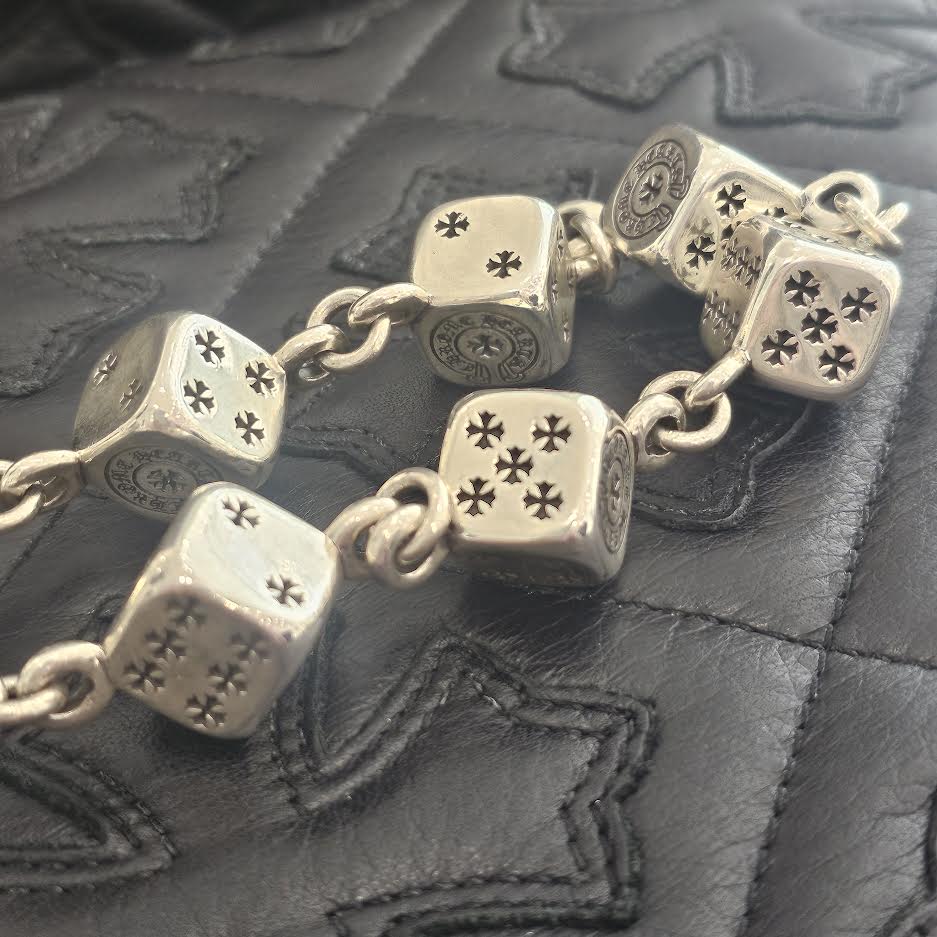 CHROME HEARTS 1 CLIP DICE Wallet Chain 11 LINKS クロムハーツ 1