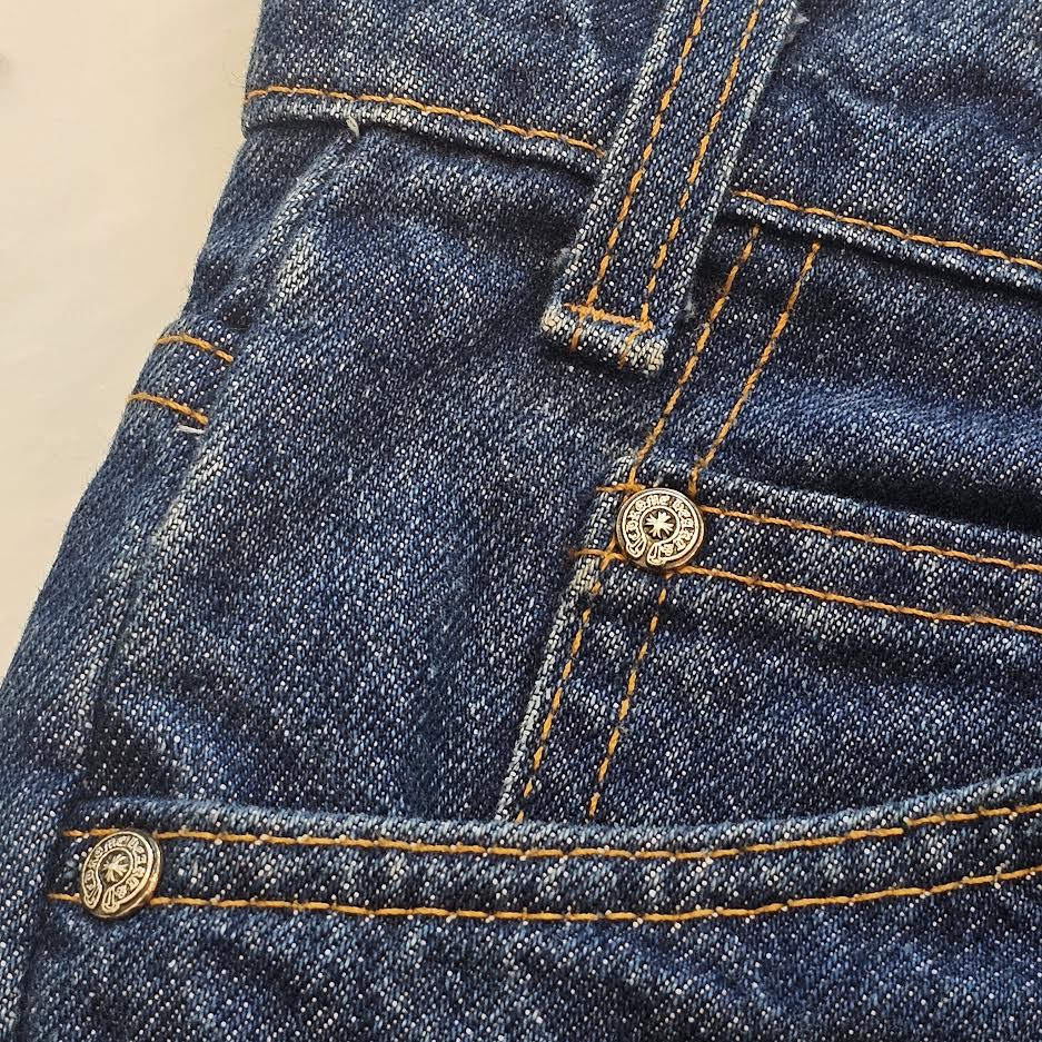 CHROME HEARTS × Levi's 517 VNTG Cross Leather Patch Denim Pants Size 32 クロムハーツ × リーバイス 517 ヴィンテージ クロスレザーパッチ デニムパンツ サイズ32