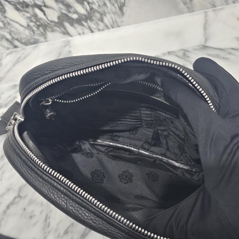 CHROME HEARTS TAKA BAG Leather Shoulder Bag クロムハーツ タカバッグ レザーショルダーバッグ
