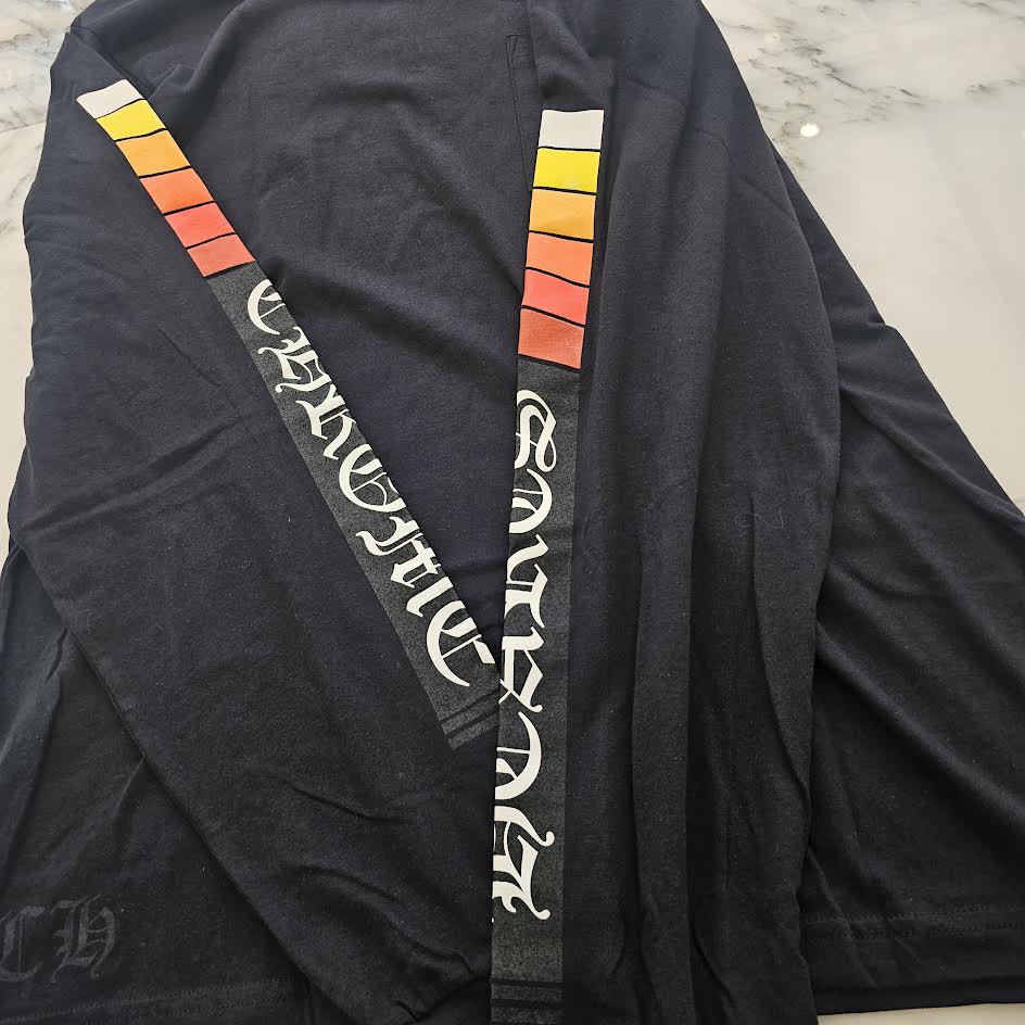 クロムハーツ　ロングTシャツ　L ネオンバー CHROME HEARTS クロムハーツ NEON BAR LOGO L/S TEE