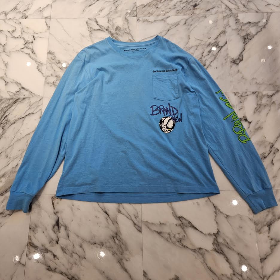 CHROME HEARTS × MATTY BOY 2024SS BRAIN NEW Long Sleeve Tee Size XL クロムハーツ × マッティボーイ ブレインニュー ロングスリーブTシャツ サイズXL
