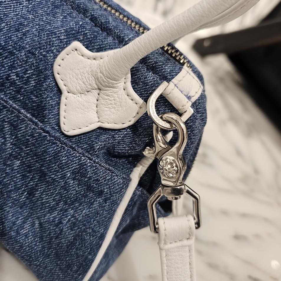 CHROME HEARTS MOCHITA Denim Handle Bag クロムハーツ MOCHITA デニム ハンドバッグ ショルダーバッグ
