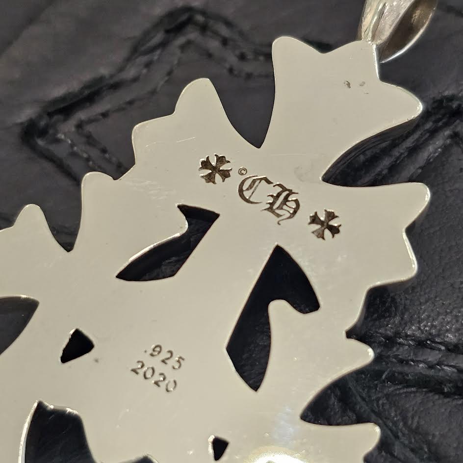 CHROME HEARTS Triple Cross Pendant Top クロムハーツ トリプルクロス ペンダントトップ