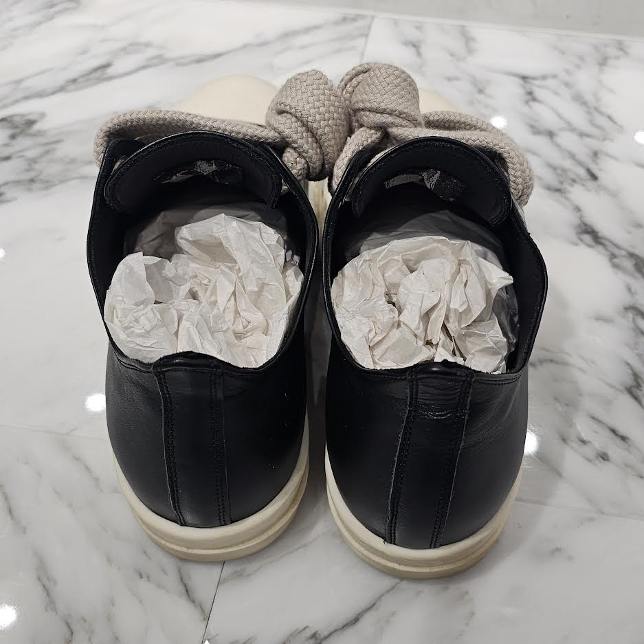 Rick Owens DRKSHDW スニーカー Rick Owens DRKSHDW Leather Low Top Sneakers RU01B1891LPOW1 Size 41