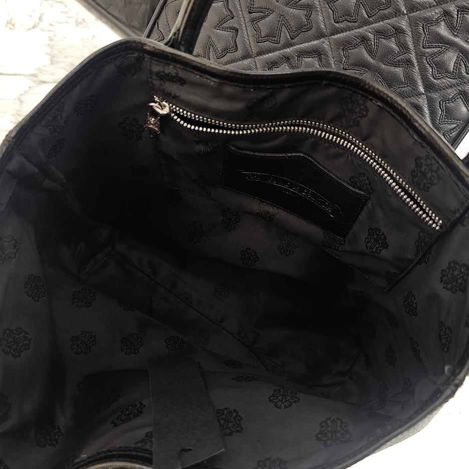 CHROME HEARTS 1 Cross Leather Patch FS Tote Bag クロムハーツ 1クロス レザーパッチ FS トートバッグ