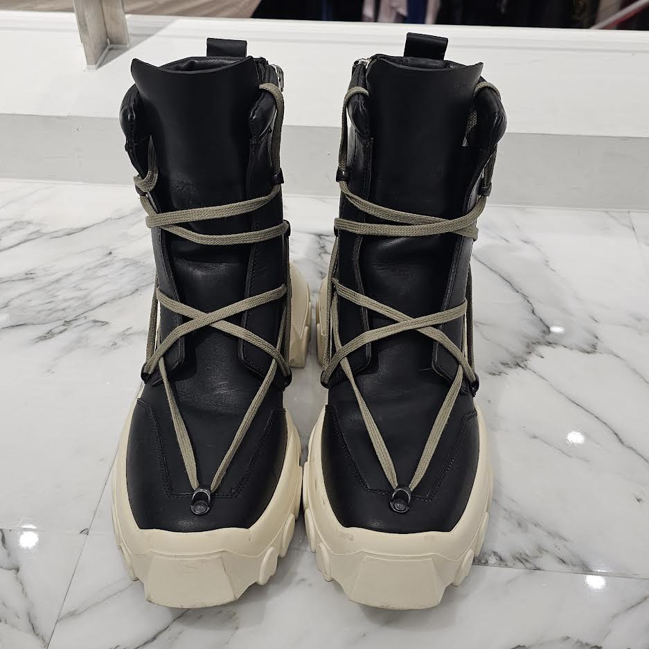 Rick Owens 2018SS DRKSHDW Lace Up Hiking Boots RR18S5810 2811627 Size 42（27cm）リックオウェンス ダークシャドウ レースアップ ハイキングブーツ サイズ42（27cm）