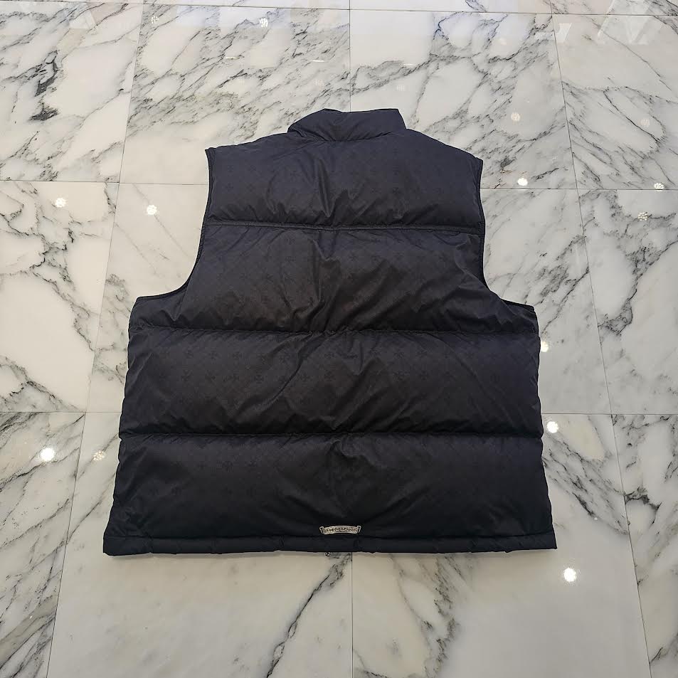 CHROME HEARTS CH Plus Stiff Down Vest Size L クロムハーツ CHプラス スティッフ ダウンベスト サイズL
