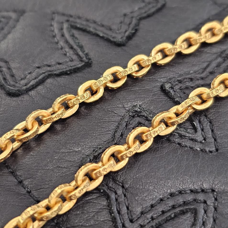 CHROME HEARTS 22K Paper Chain Necklace 18 Inch クロムハ―ツ 22K ペーパーチェーン ネックレス サイズ18インチ
