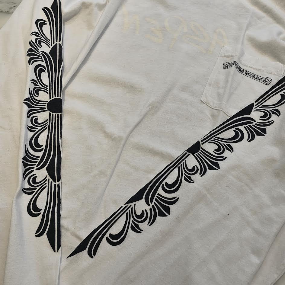 CHROME HEARTS ASPEN Limited Floral Cross Long Sleeve Tee Size XXL クロムハーツ アスペン限定 フローラルクロス ロングスリーブTシャツ サイズXXL