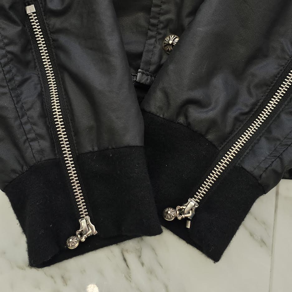 CHROME HEARTS × MATTY BOY PPO FURIES Chomper Nylon Bomber Jacket