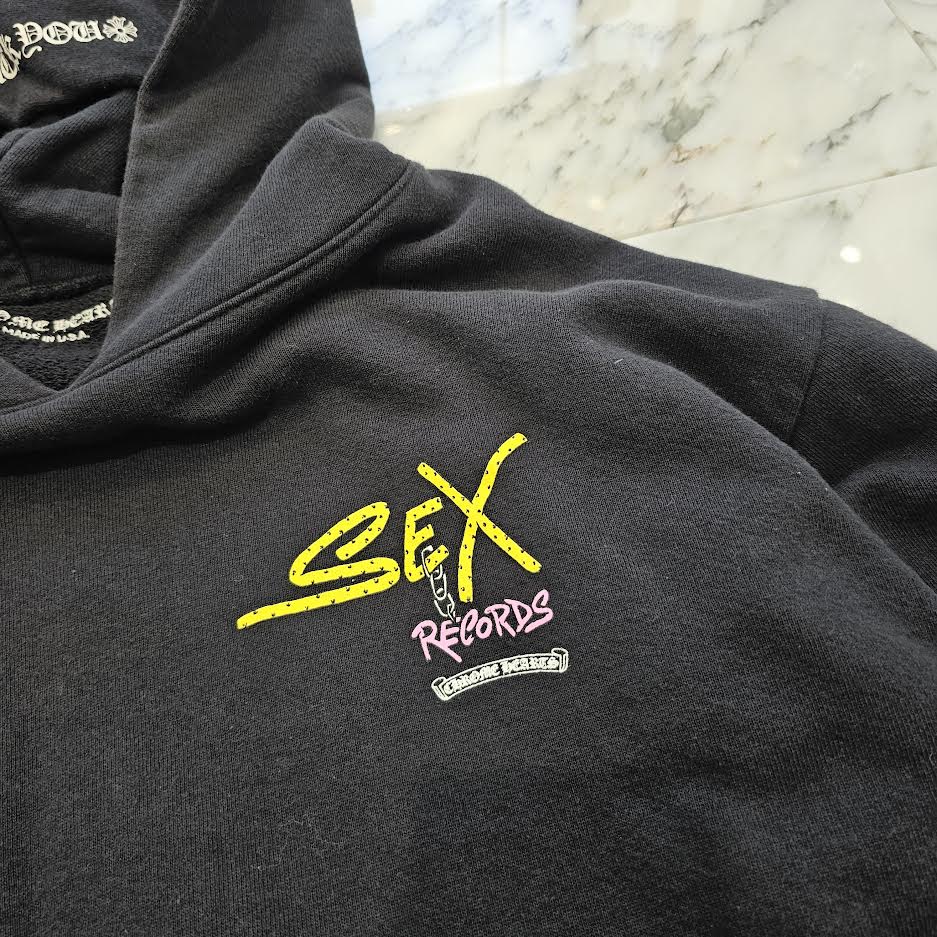 CHROME HEARTS × MATTY BOY SEX RECORDS Hooded Fuck You Pullover Hoodie Size L クロムハーツ × マッティボーイ セックスレコード フーデッド ファックユー プルオーバー フーディ サイズL