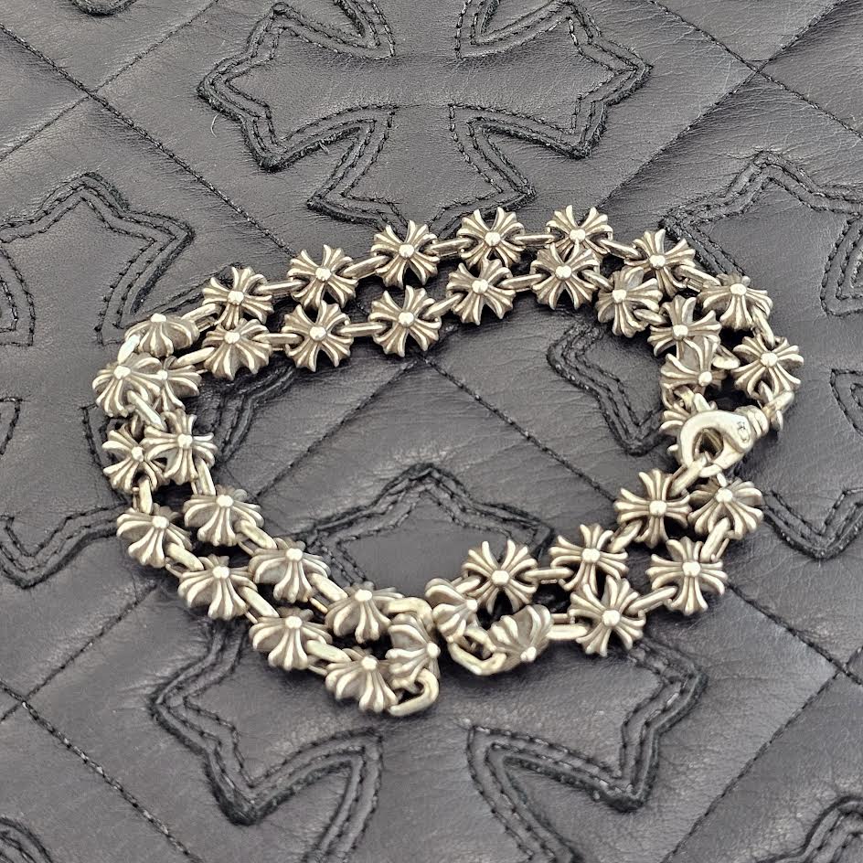 CHROME HEARTS X LINK CH Plus Silver Necklace クロムハーツ Xリンク CHプラス シルバー ネックレス