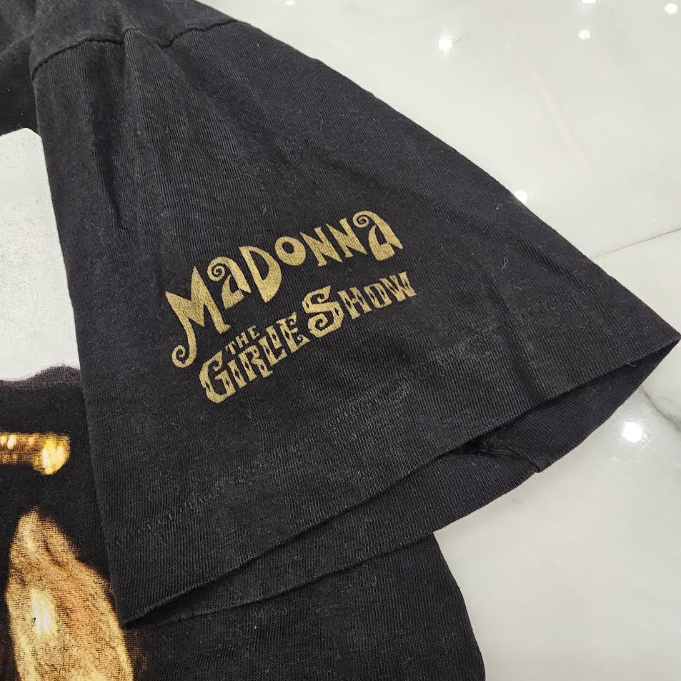 Vintage 90's Madonna "The Girlie Show 1993" World Tour S/S Tee Size L 90's マドンナ "ガーリーショー 1993" ワールドツアー Tシャツ サイズL