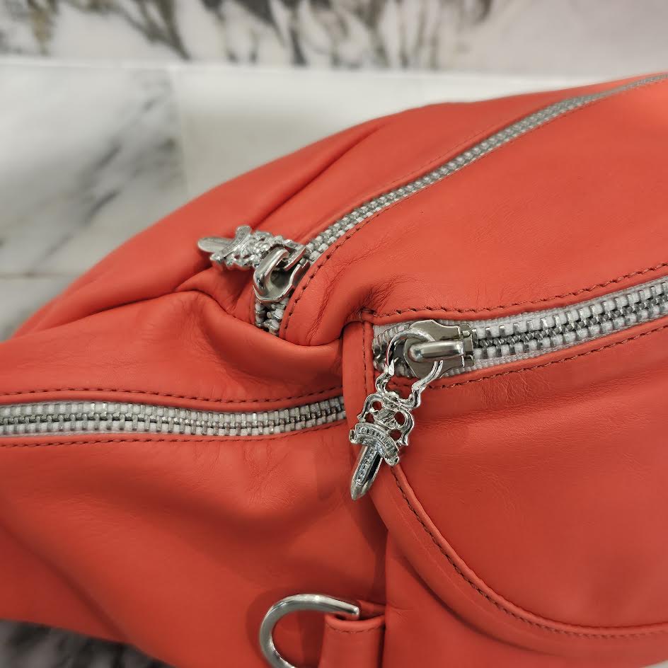 CHROME HEARTS KOREA Limited 1 SNAT PACK LEATHER WAIST BAG クロムハーツ 韓国限定 1スナットパック レザーウェストバッグ