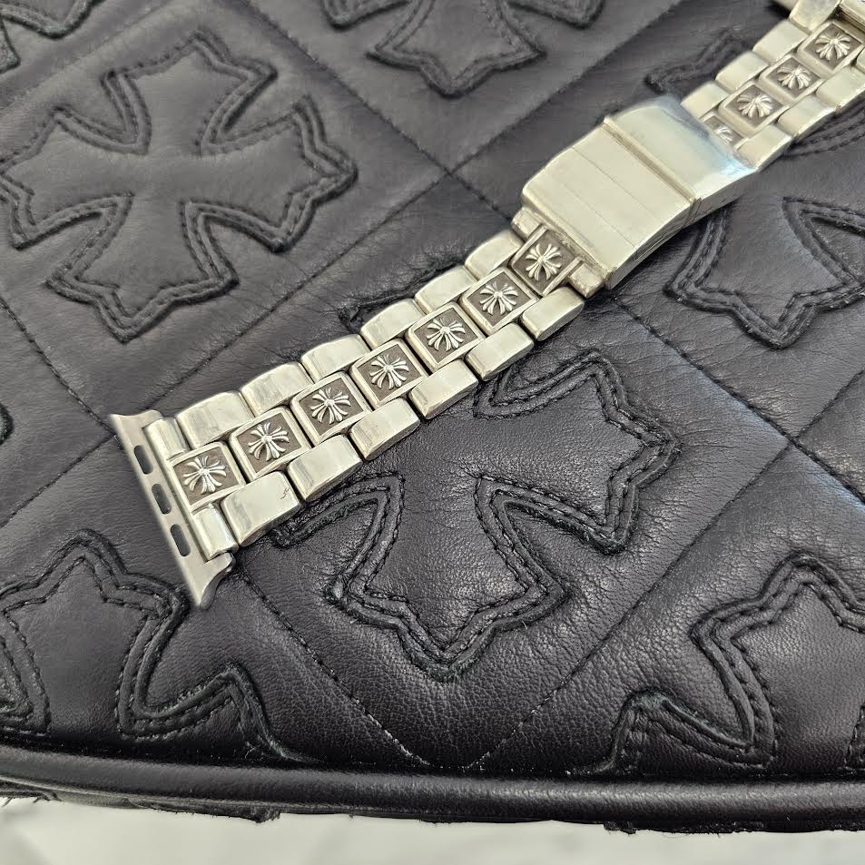 CHROME HEARTS FLAT APL 40MM CH PLS MEN Apple Watch Band クロムハーツ CHプラス 40MM アップルウォッチ バンド シルバー925