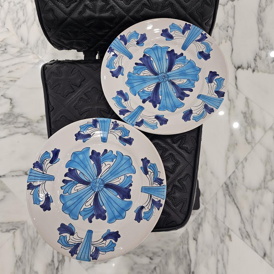 CHROME HEARTS CH CROSS DINER PLATE MEDIUM クロムハーツ CHクロス ダイナープレート ミディアム