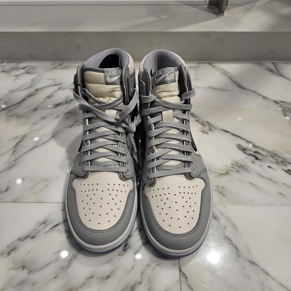 DIOR × NIKE 2020AW Air Jordan 1 High OG "DIOR" CN8607-002 Size 43（27.5cm）ディオール × ナイキ エアジョーダン 1 ハイ OG "ディオール" スニーカー サイズ43（27.5cm）