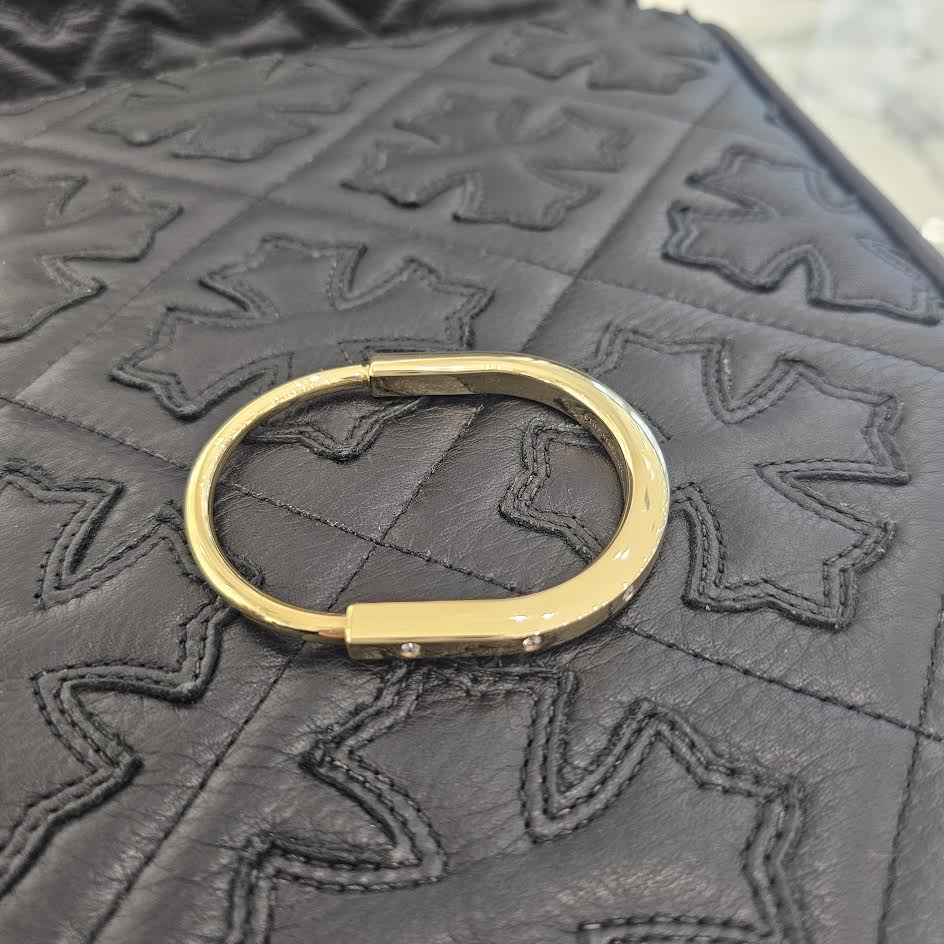 Tiffany＆Co. 18K YG Rock Bangle With Brilliant Diamond Size L 70185415 ティファニー 18K イエローゴールド ロックバングル ウィズ ブリリアント ダイヤモンド サイズL