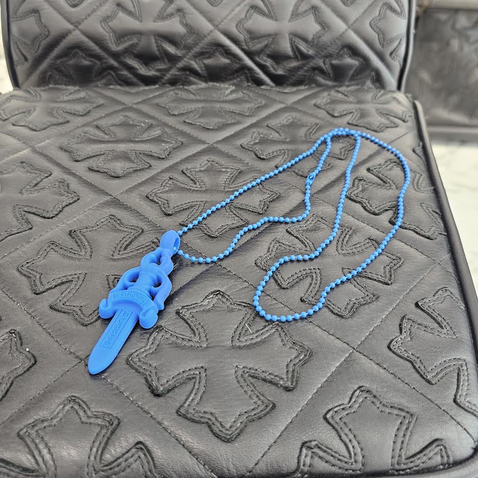 CHROME HEARTS Large Dagger Silicon Rubber Necklace クロムハーツ