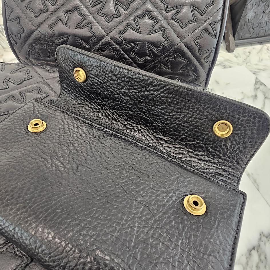 CHROME HEARTS 22K Wave Cross Ball Wallet クロムハーツ 22K ウェーブ クロスボール ウォレット