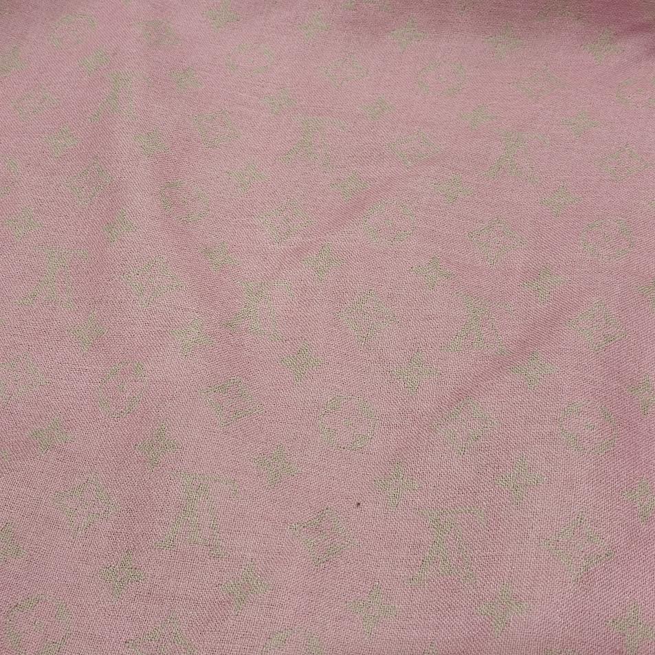 LOUIS VUITTON 2020AW Silk Blend Wool Monogram Stole ルイヴィトン シルク ブレンド ウール モノグラム ストール マフラー