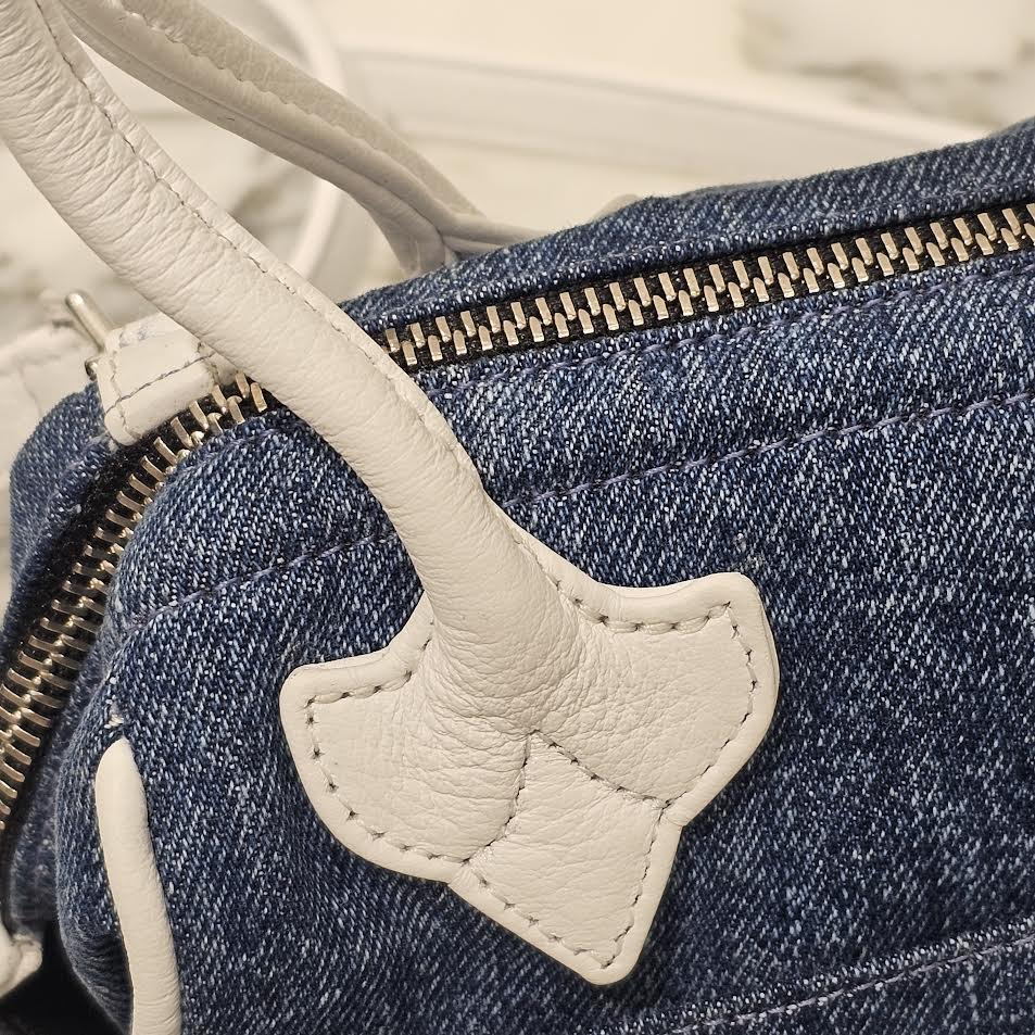 CHROME HEARTS MOCHITA Denim Handle Bag クロムハーツ MOCHITA デニム ハンドバッグ ショルダーバッグ