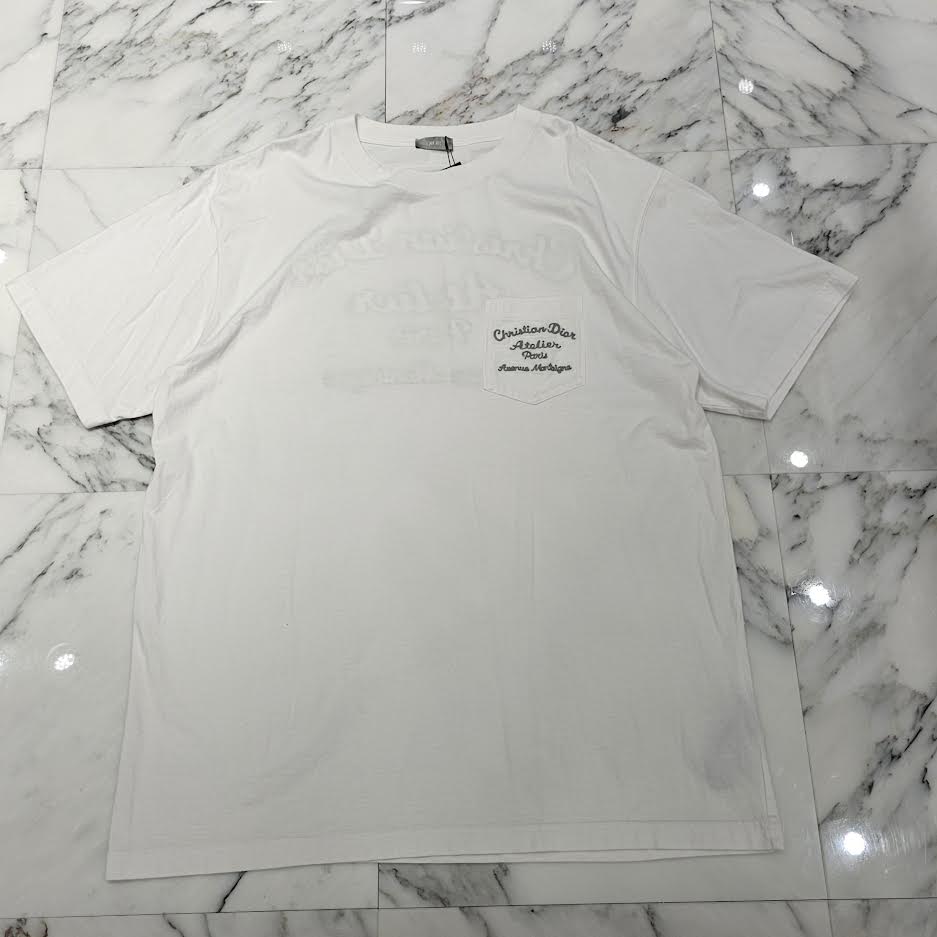 DIOR 2023SS Christian Dior Atelier Embroidery Tee 293J645A0677 Size XXL ディオール クリスチャンディオール アトリエ刺繍 Tシャツ サイズXXL