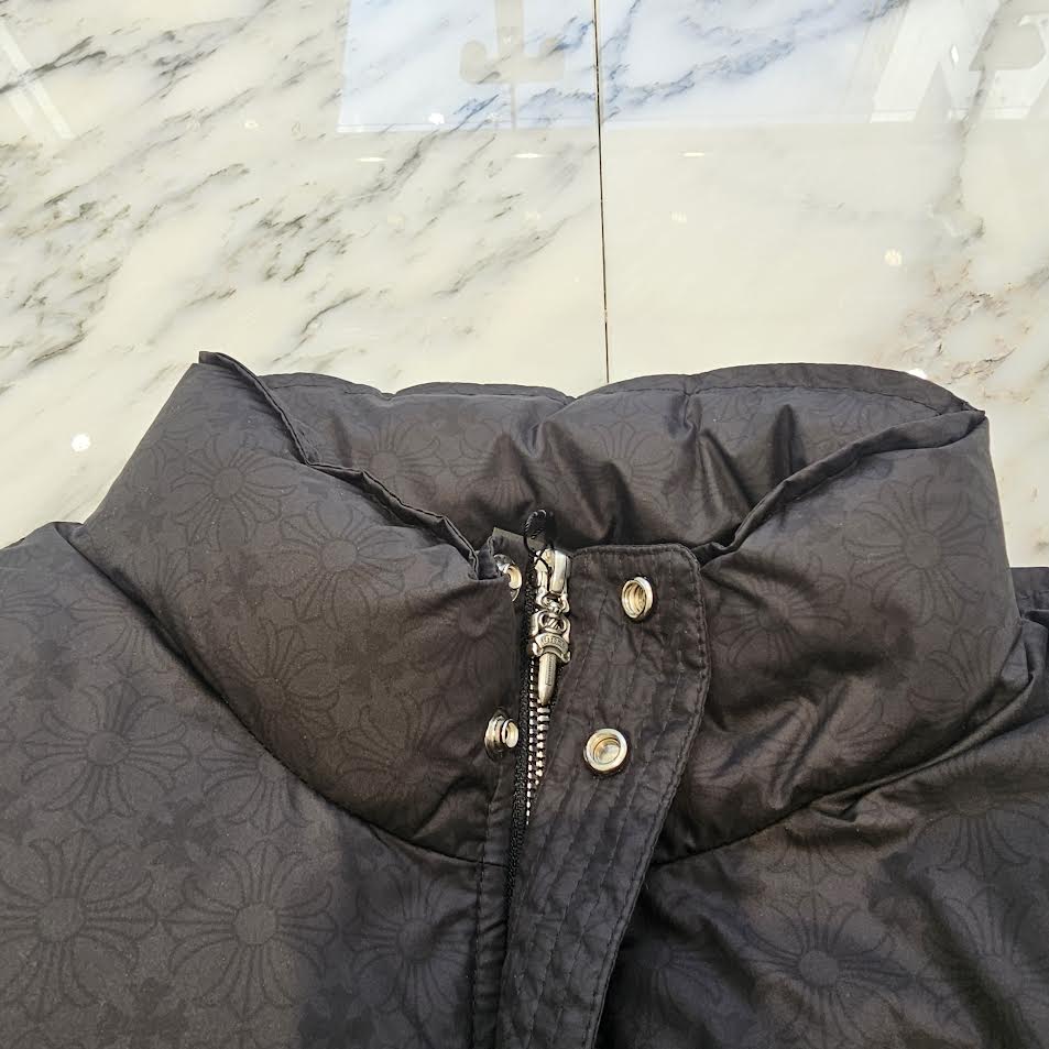 CHROME HEARTS CH Plus Stiff Down Vest Size L クロムハーツ CHプラス スティッフ ダウンベスト サイズL