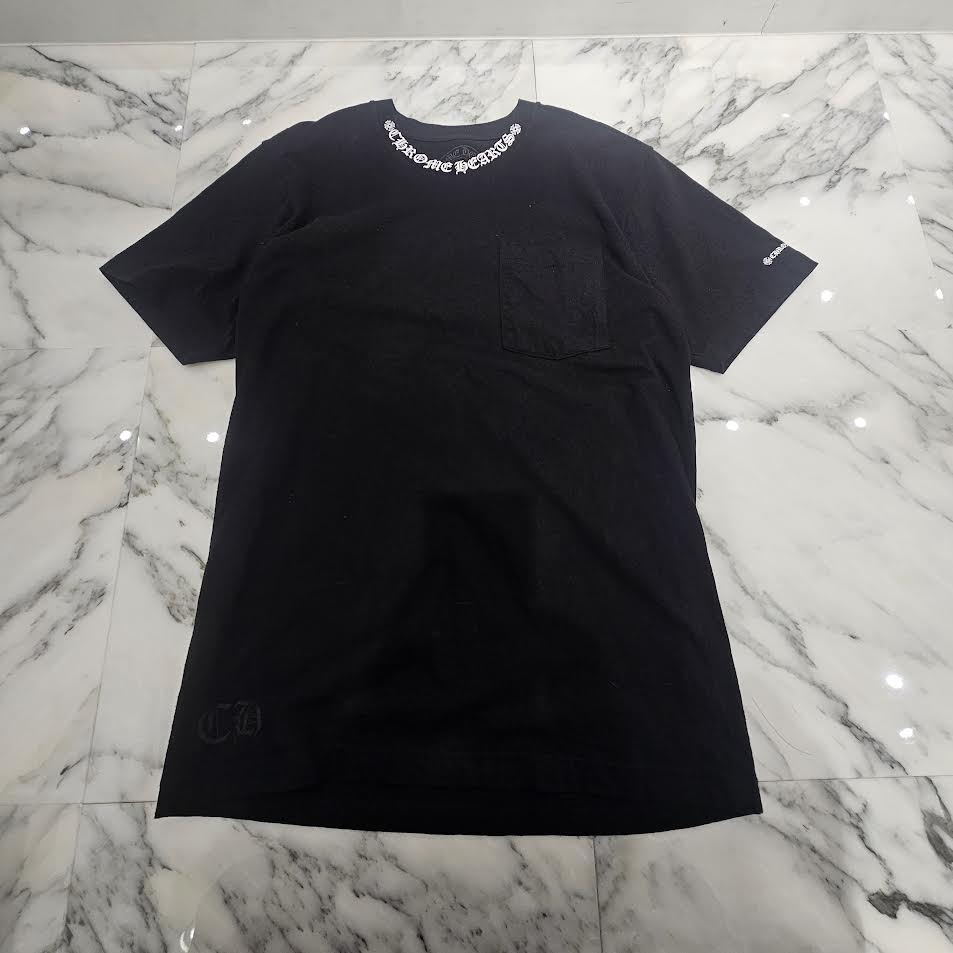 CHROME HEARTS Neck Logo Tee Size M クロムハーツ ネックロゴ Tシャツ サイズM