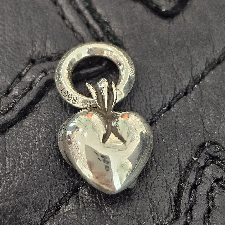 CHROME HEARTS Viny Heart Charm Pendant Top クロムハーツ ヴィニーハート チャーム ペンダントトップ シルバー925
