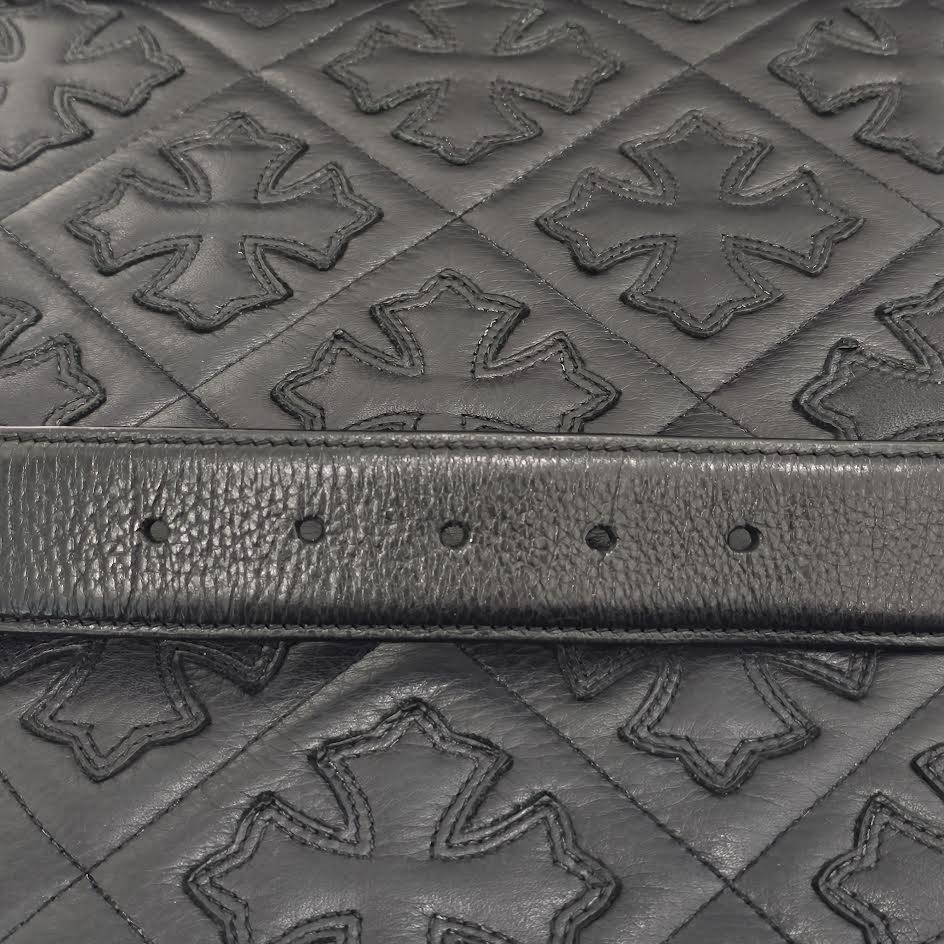 CHROME HEARTS 1.5 Gunslinger Leather Belt Size 38 クロムハーツ 1.5インチ ガンスリンガー レザーベルト サイズ38