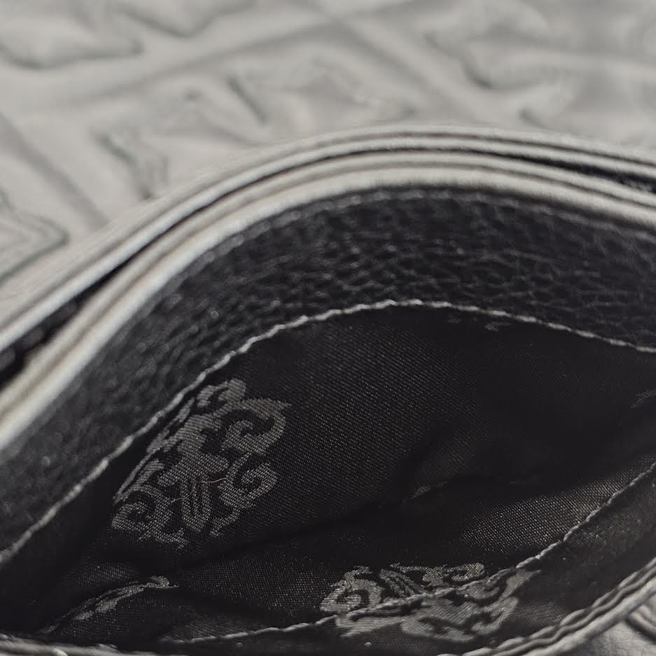 CHROME HEARTS 22K Scroll Double Side Leather Card Case クロムハーツ 22K スクロール ダブルサイド レザーカードケース